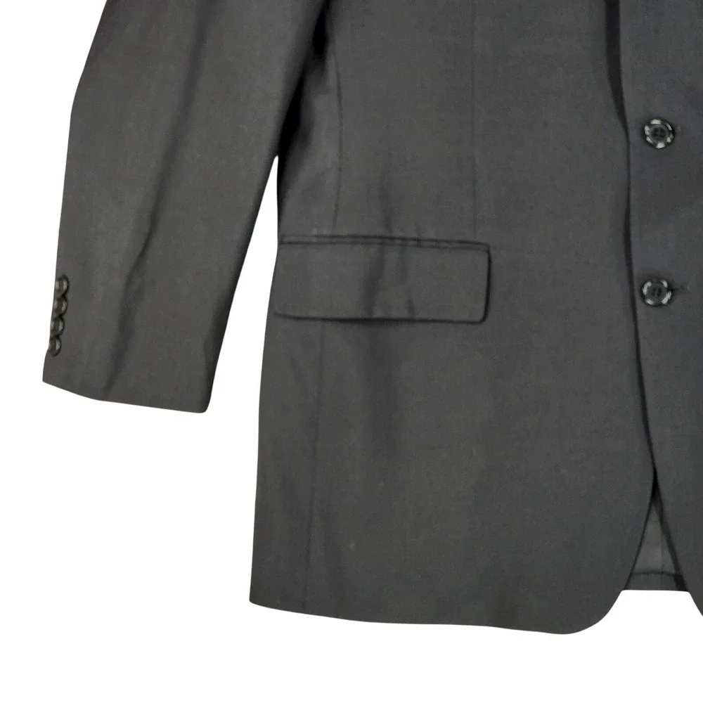 Hugo Boss‎ Mens Sport Coat 42R* Black Da Vinci Lucca Single Breasted Double Vent